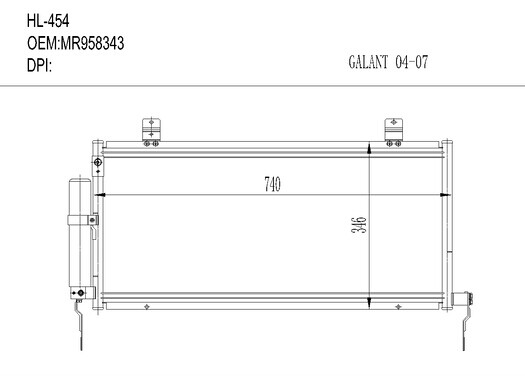 MITSUBISHIHL-454 GALANT 04-07