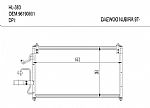 HL-383 DAEWOO  NUBIRA  97-