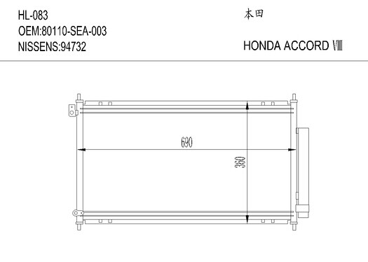 本田HL-083 HONDA ACCORD Ⅷ